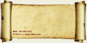 Jasmina Mladžić vizit kartica